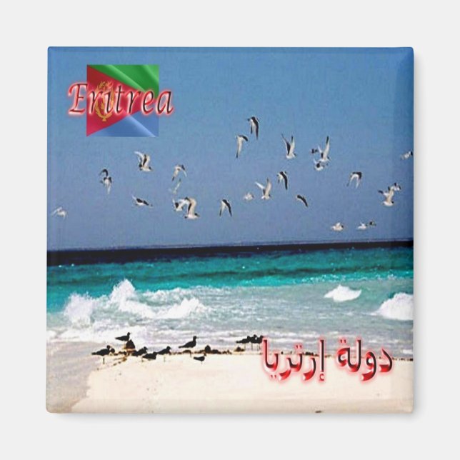 Imán zER008 ERITREA, Costa Eritrea, África, Fridge (Frente)