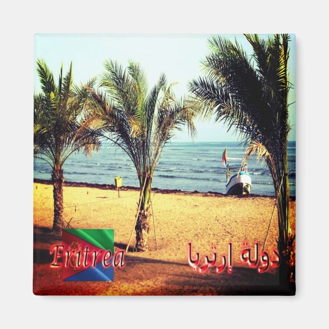 Imán zER010 ERITREA, Mar Rojo, África, Fridge (Frente)