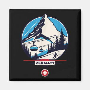 Imán Zermatt 4478 - Esquí en el Horn