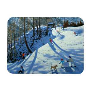 Imán Zermatt de bola de nieve grande