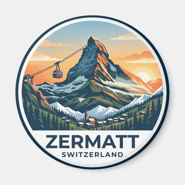 Imán Zermatt Suiza (Frente)