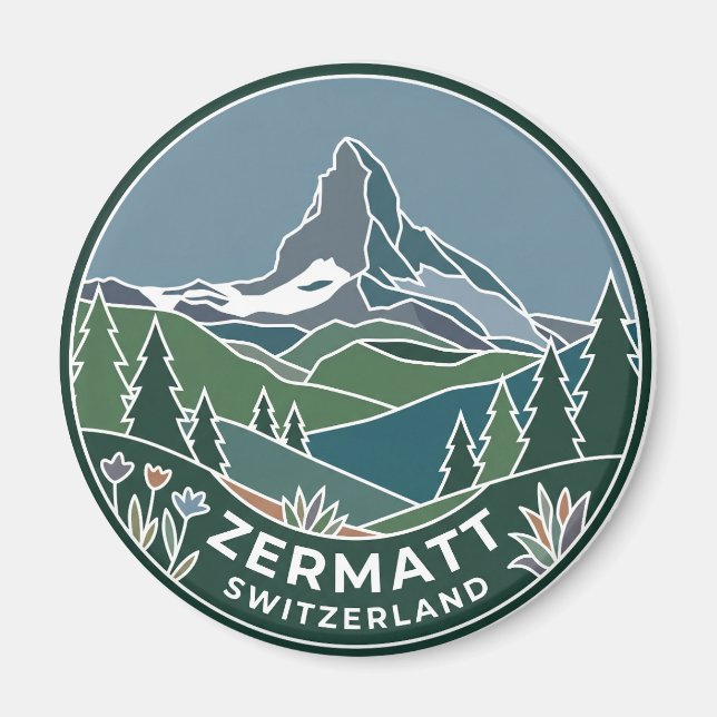 Imán Zermatt Suiza (Frente)