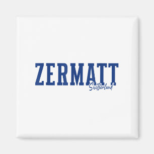 Imán Zermatt Suiza Alpes suizos Souve de Esquí Alpino