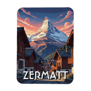 Imán Zermatt Suiza Matterhorn