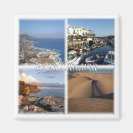 Imán zES005 GRAN CANARIA, Islas Canarias, España, Fridg
