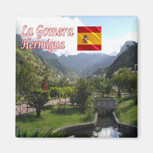 Imán zES025 LA GOMERA Culato Park Hermigua, Fridge