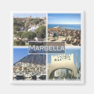 Imán zES035 MARBELLA España, Fridge