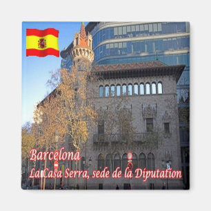 Imán zES046 BARCELONA, Mercado de la fruta, España, Fri