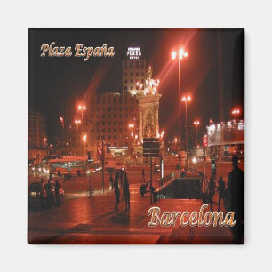 Imán zES048 BARCELONA, Gate Bridge, España, Fridge