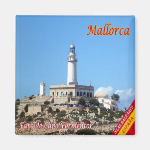 Imán zES099 MALLORCA, FORMENTOR LIGHTHOUSE CAPO,