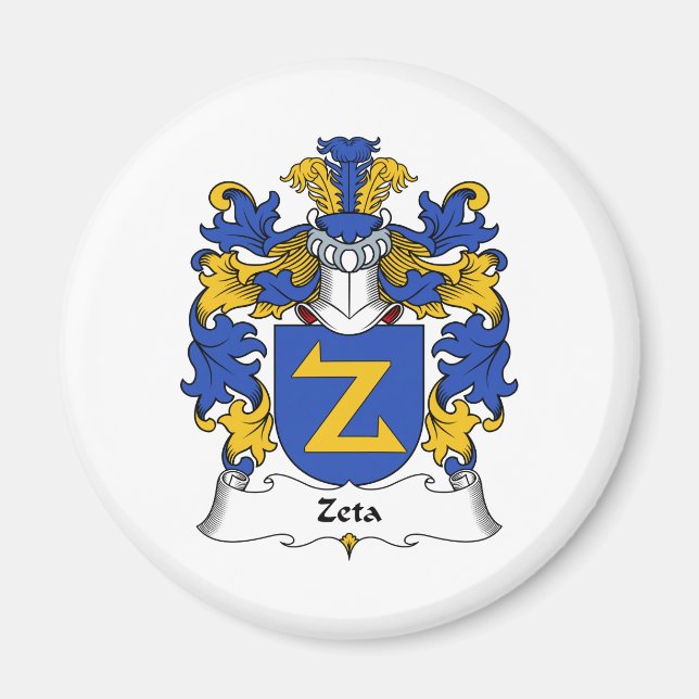 Imán Zeta Family Crest (Frente)