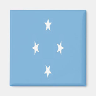 Imán zFM001 MICRONESIA FLAG, Oceanía, Fridge