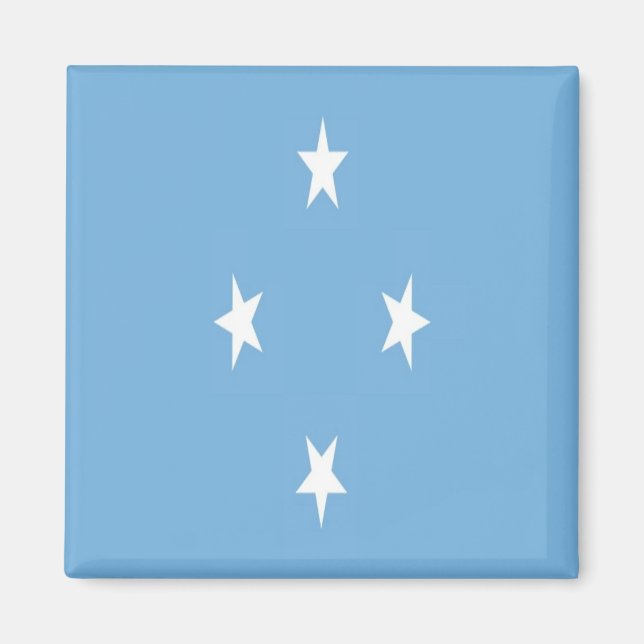 Imán zFM001 MICRONESIA FLAG, Oceanía, Fridge (Frente)