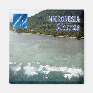 Imán zFM005 KOSRAE, Micronesia, Oceanía, Fridge