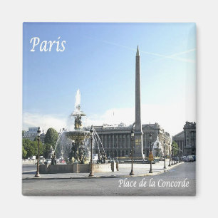Imán zFR050 PARIS, Place de la Concorde, Fridge