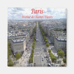 Imán zFR063 CHAMPS-ELYSÉES, París, Francia, Fridge