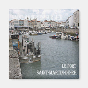 Imán zFR071 SAINT-MARTIN-DE-RÉ LE POR, Riviera francesa