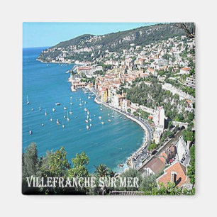 Imán zFR083 VILLEFRANCHE SUR MER Riviera Francesa, Frid