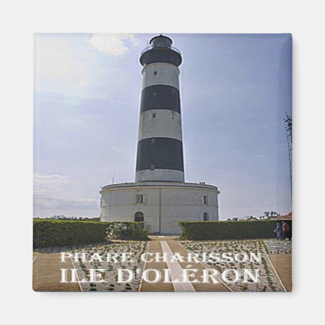 Imán zFR094 ILE D'OLÉRON PHARE CHARIS, Riviera Francesa (Frente)