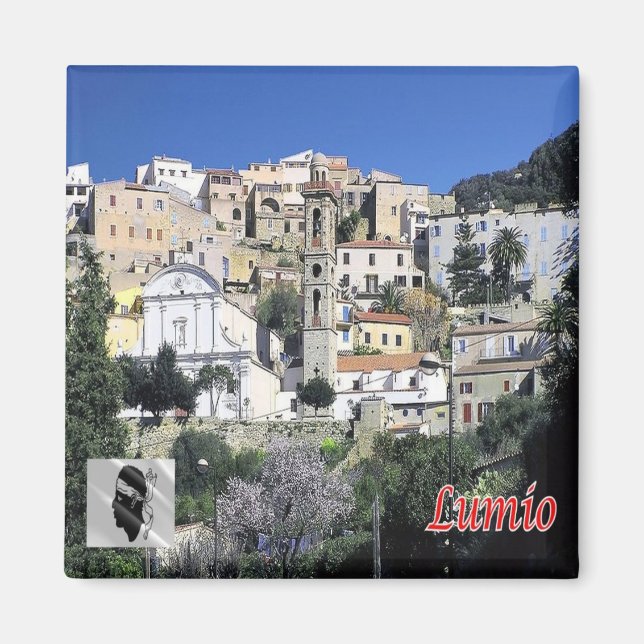 Imán zFR112 LUMIO Córcega, Fridge (Frente)