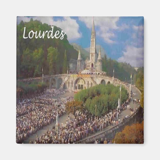Imán zFR146 LOURDES, Francia, Fridge (Frente)