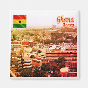 Imán zGH003 ACCRA Norte, Ghana, África, Fridge
