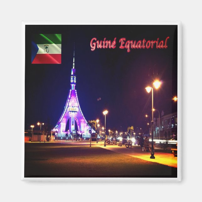 Imán zGQ003 BATA, África, Torre de la Libertad, Fridge (Frente)