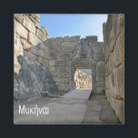 Imán zGR051 MICENE Grecia, Fridge<br><div class="desc">Aquí encontrarás el recuerdo de tus vacaciones. (zGR051 MICENE Grecia Fridge magnet). Amplíe a amigos y familiares con los recuerdos únicos de su gran viaje. Pruébenos. #LeoPepeDesign - grecia europa,  diseño de leopintas,  viaje de turismo fotográfico,  regalo,  imán de refrigerador de artículos de recuerdo.</div>