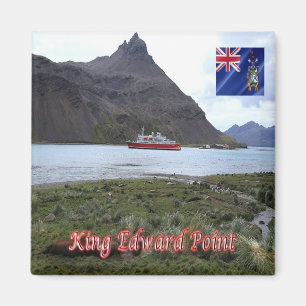 Imán zGS004 KING EDWARD POINT, South Georgia, Fridge
