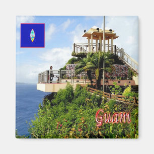 Imán zGU005 PUNTAN DOS AMANTES, GUAM, Oceanía, Fridge