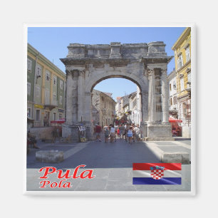 Imán zHR008 PULA, Croacia, Fridge Magnet