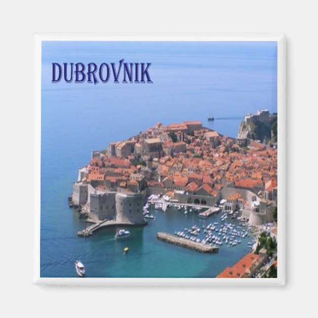 Imán zHR017 DUBROVNIK, Croacia, Fridge (Frente)