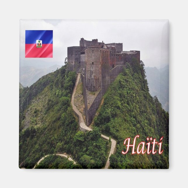 Imán zHT007 HAITI, Citadelle Laferrière, Fridge (Frente)