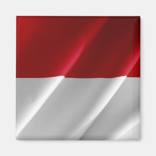 Imán zID002 ondeando FLAG Indonesia, Fridge