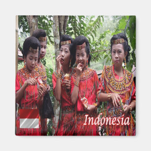 Imán zID009 CHICAS indonesios, Indonesia, Asia, Fridge