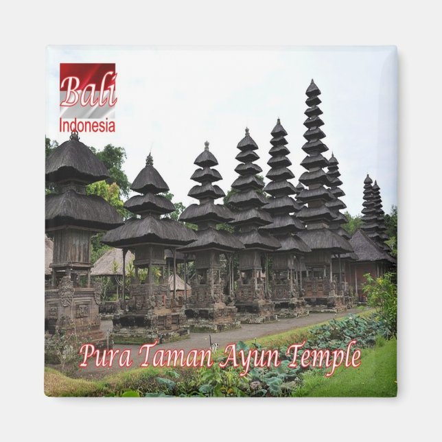 Imán zID019 PURA TAMAN AYUN Temple, Bali, Indonesia, (Frente)
