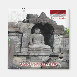 Imán zID025 BOROBUDUR. Indonesia, Asia, Fridge