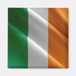 Imán zIE002 IRLANDA, Bandera ondulante, Fridge