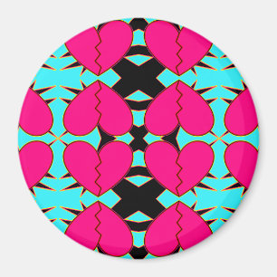 Imán Zig-n-Zag Corazones rotos