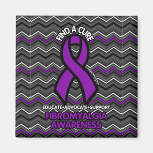 Imán Zig Zag morado... Fibro