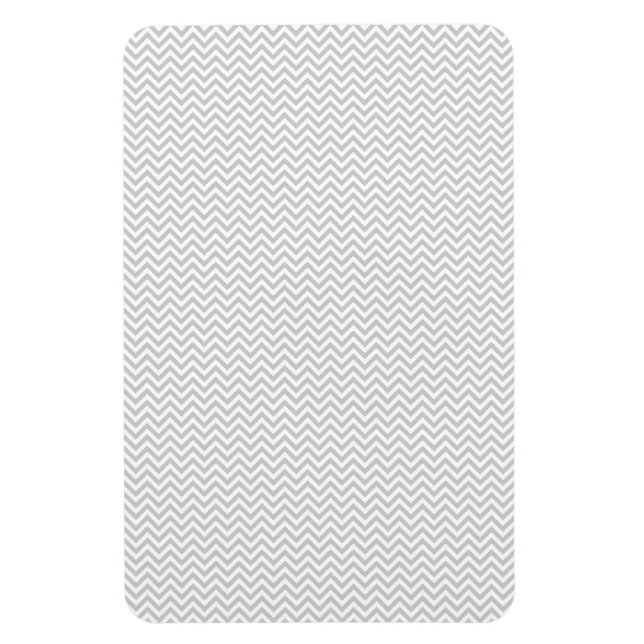 Imán ZigZag gris simple (Vertical)