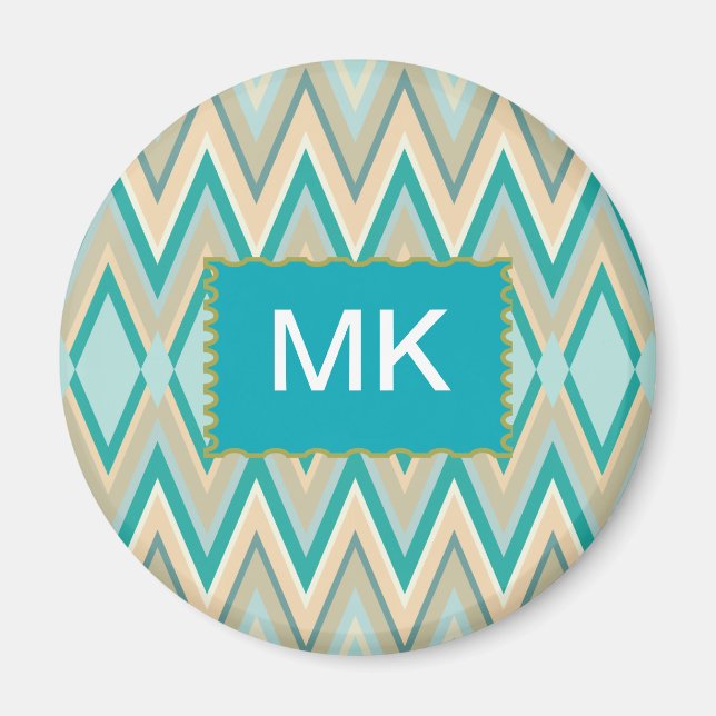 Imán zigzag-phones diagonal (Frente)