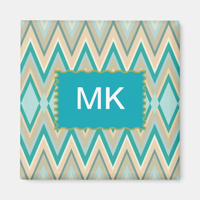 Imán zigzag-phones diagonal (Frente)