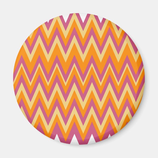 Imán ZigZag tribal azteca (Frente)
