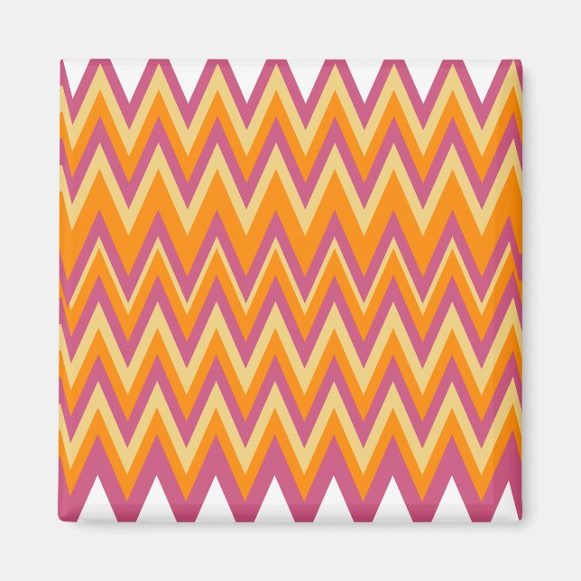 Imán ZigZag tribal azteca (Frente)