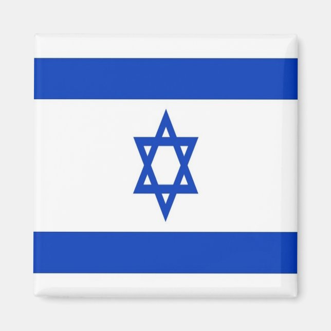 Imán zIL001 BANDERA israelí Israel, Fridge (Frente)