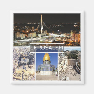 Imán zIL004 JERUSALEM, Israel, Oriente Medio Asia, Frid