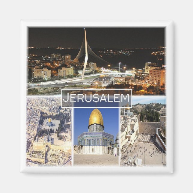 Imán zIL004 JERUSALEM, Israel, Oriente Medio Asia, Frid (Frente)