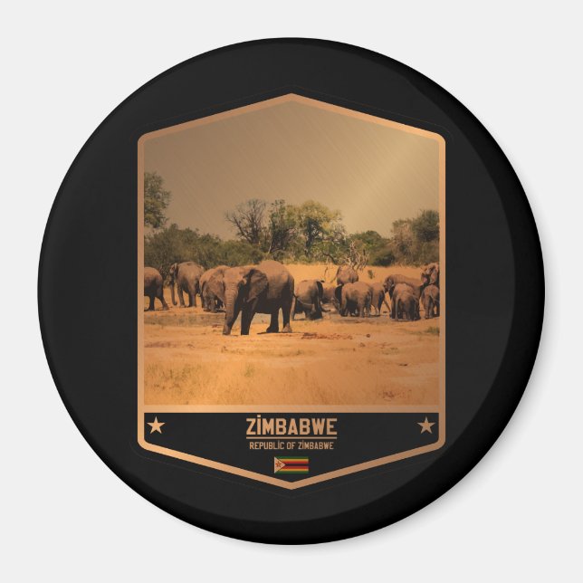Imán Zimbabue (Frente)