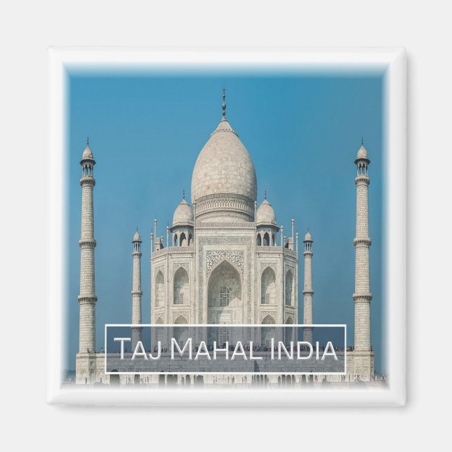 Imán zIN009 EL TAJ MAHAL, India, Asia, Fridge (Frente)